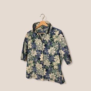 vintage blue button up shirt!